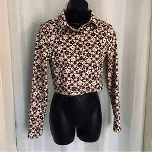 SHEIN Cropped Jacket /Top Sz. S